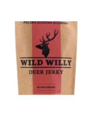 Wild WIlly Deer Jerky - suszone mięso jelenia 30g