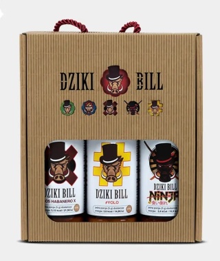 Zestaw ostrych sosów Dziki Bill - Hard